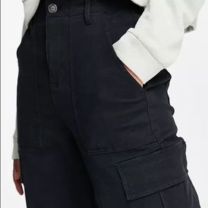 Hollister black cargo pants
